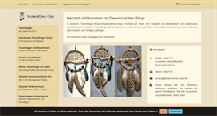Desktop Screenshot of dreamcatcher-shop.de
